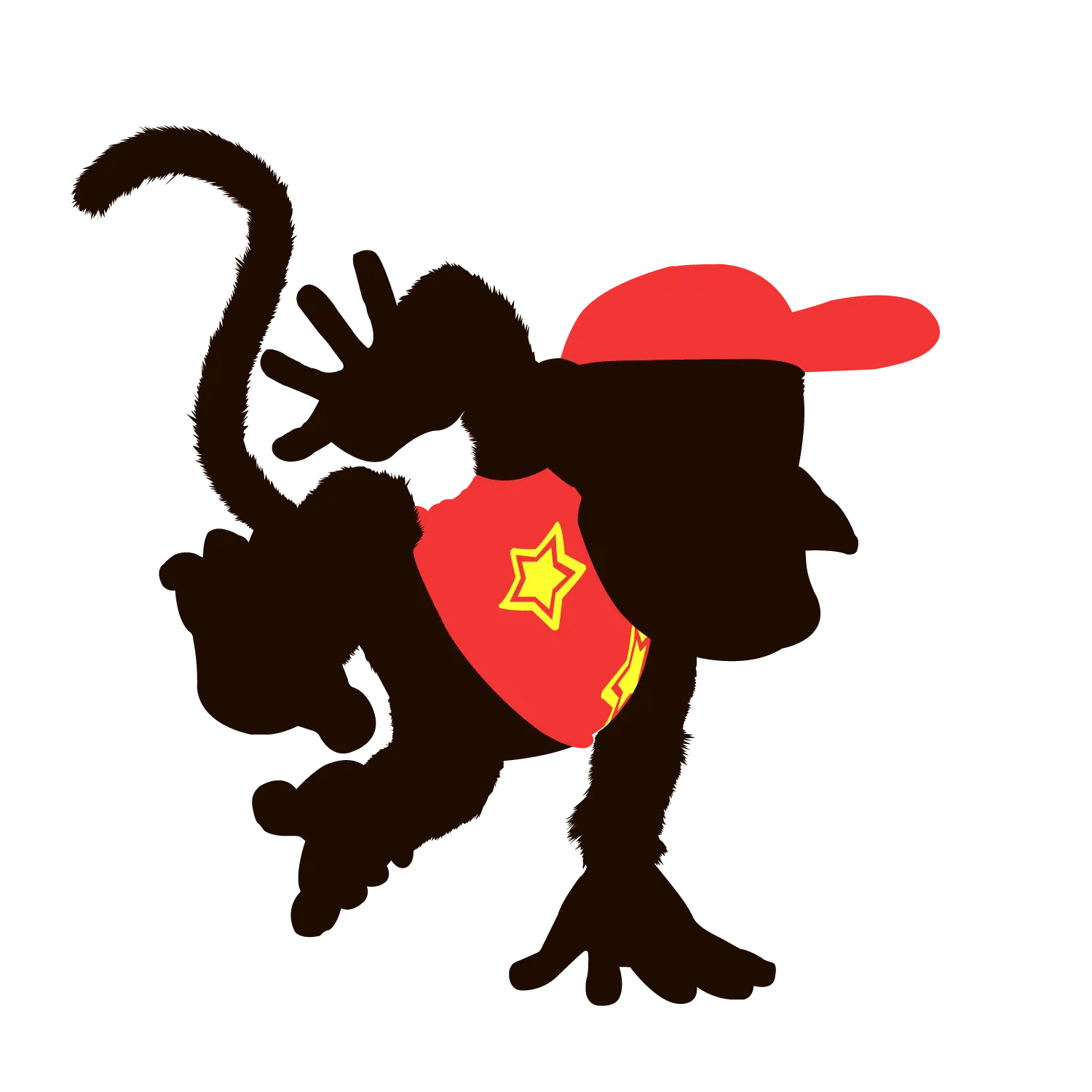 Cartoon Monkey with Cap