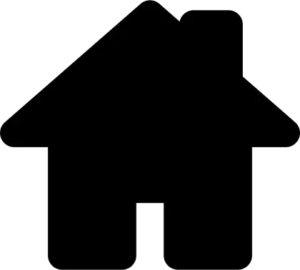 Black House Icon Illustration