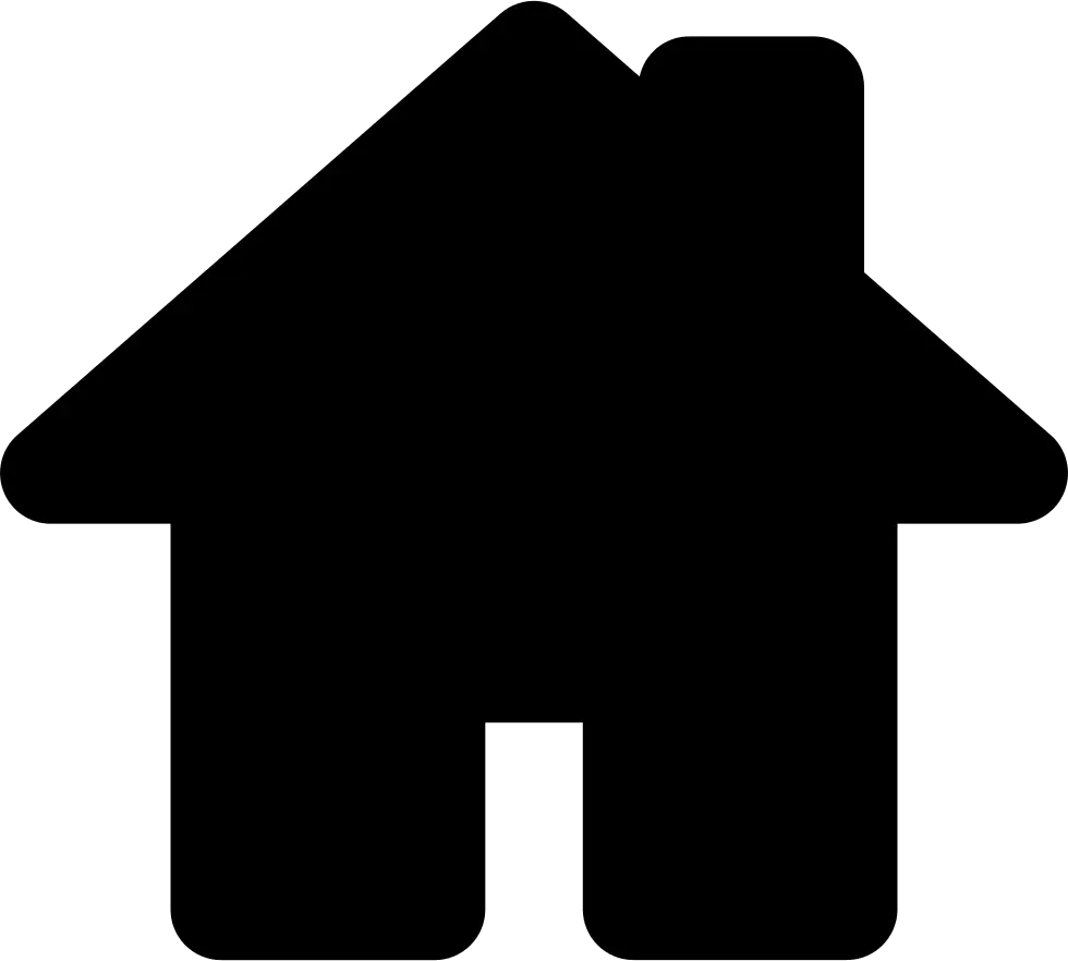 Black House Icon Illustration