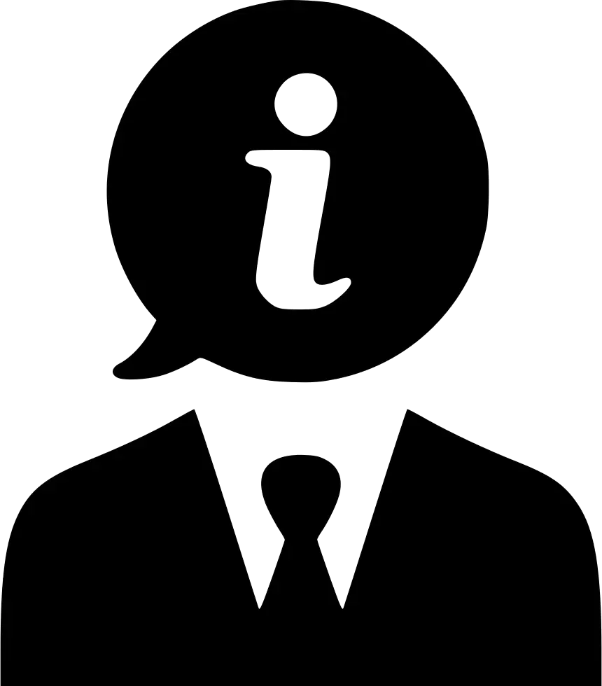 Information Icon with Person