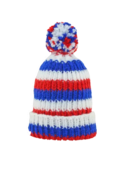 Striped Knitted Winter Hat