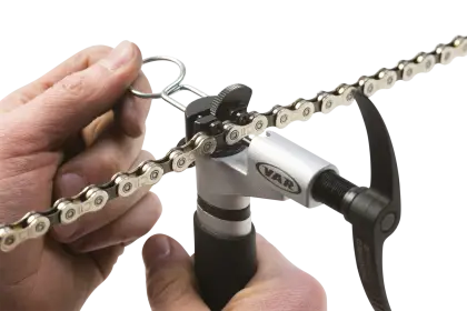 Bicycle Chain Tool in Use