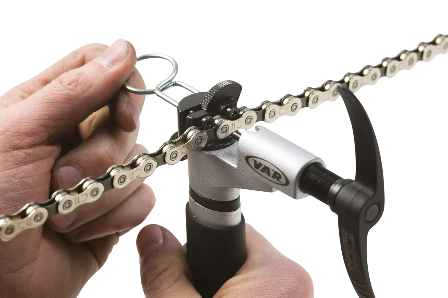 Bicycle Chain Tool in Use