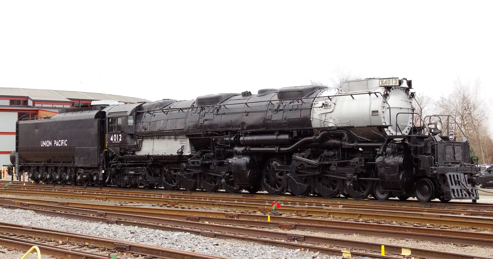 Vintage Steam Locomotive on Tracks