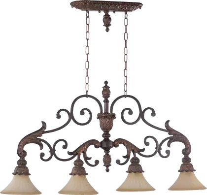 Classic Vintage Chandelier with Four Lights