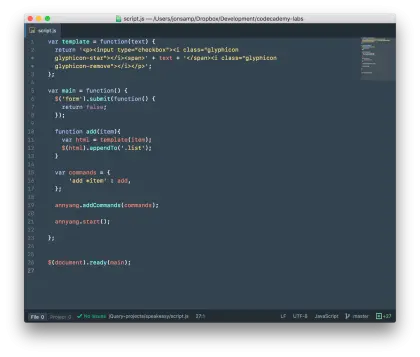 Code Editor Interface for Programming