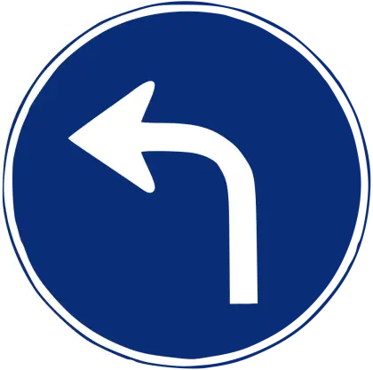 Left Turn Road Sign