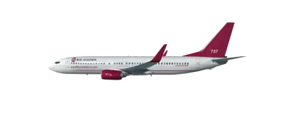 Passenger Airplane Mid-Flight