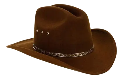 Brown Cowboy Hat in Classic Western Style
