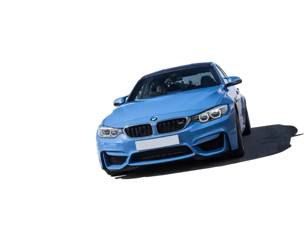 Sleek Blue Luxury Sports Car