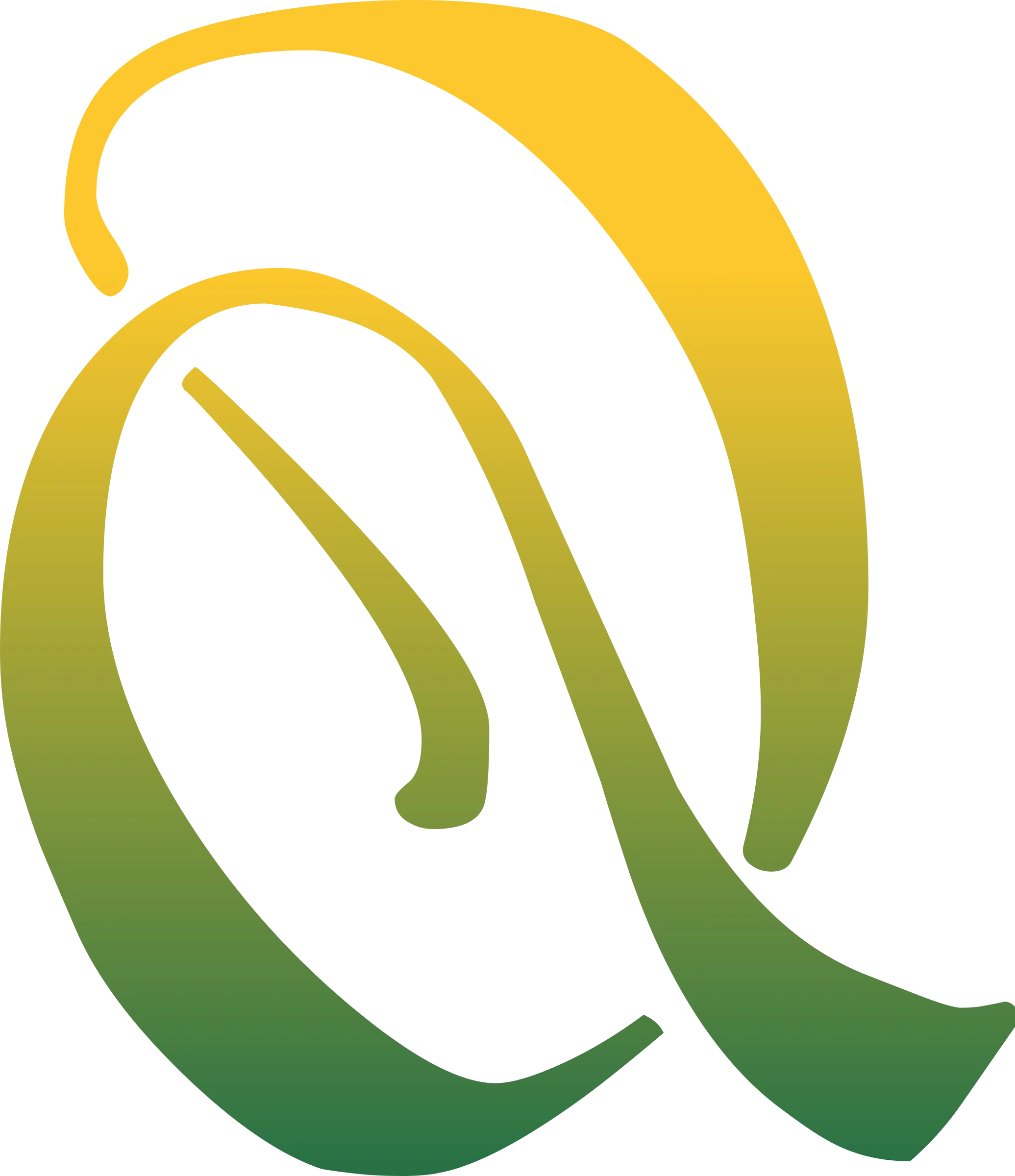 Green and Yellow Gradient Logo