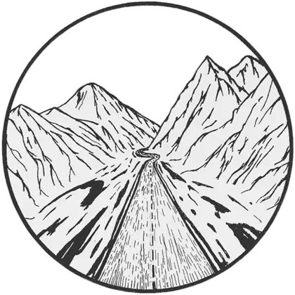Mountain Road Illustration