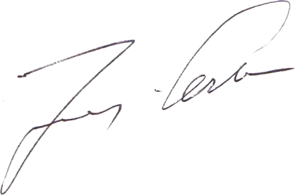 Signature in Black Ink