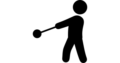Hammer Throw Silhouette