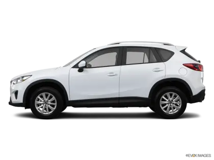 White SUV Vehicle in Side View