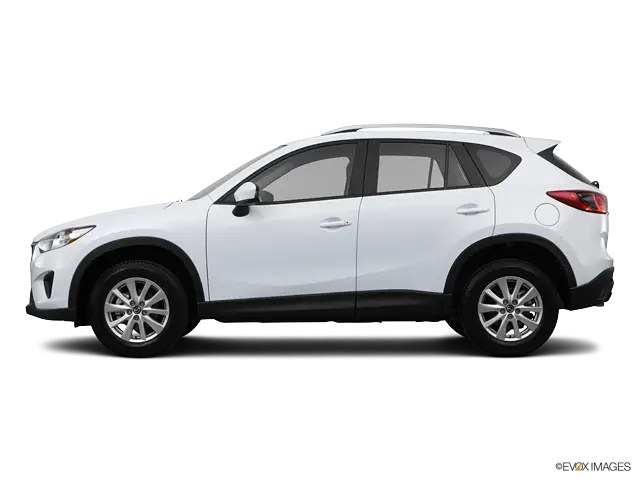 White SUV Vehicle in Side View