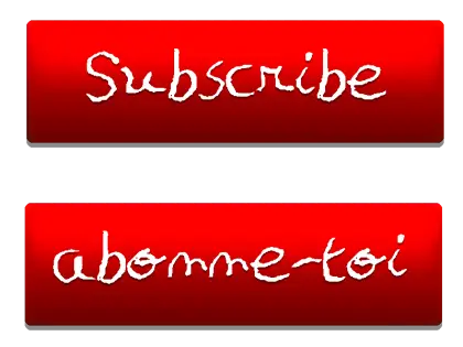 Red Subscribe Button with Text