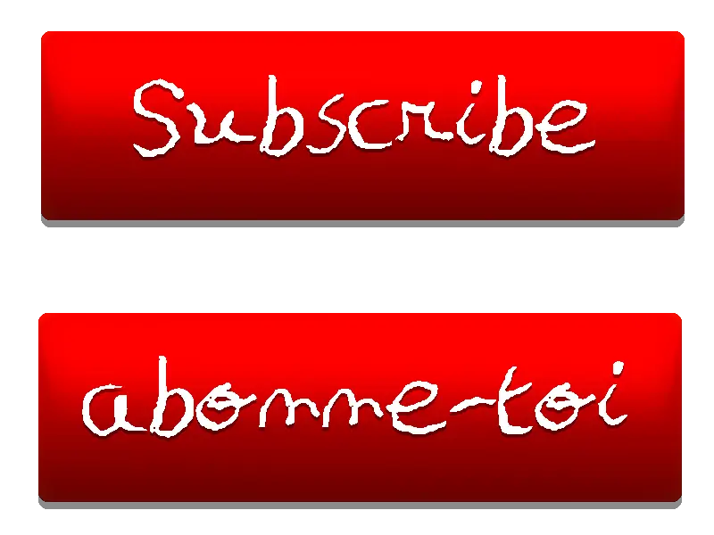 Red Subscribe Button with Text