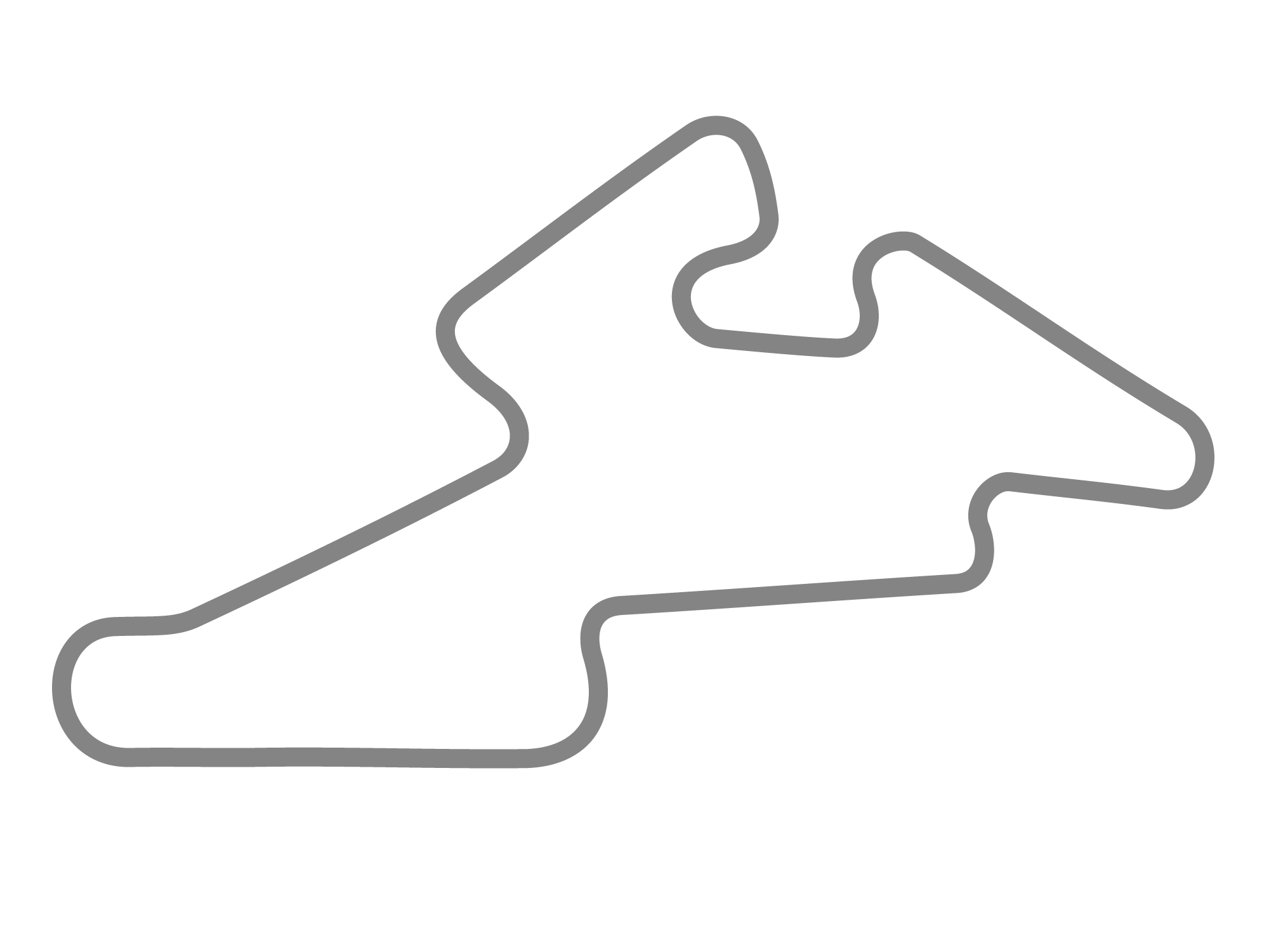 Racing Circuit Track Outline Design