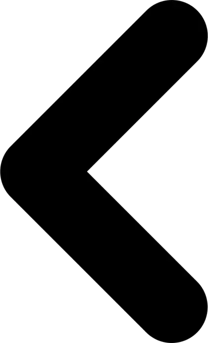 Simple Black Left Arrow Symbol