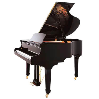 Elegant Black Grand Piano