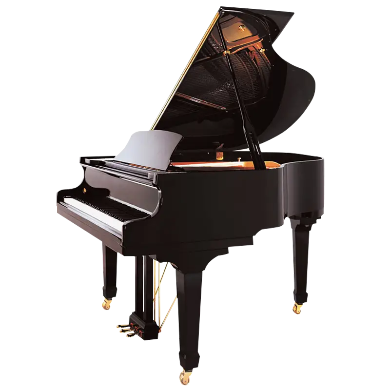 Elegant Black Grand Piano