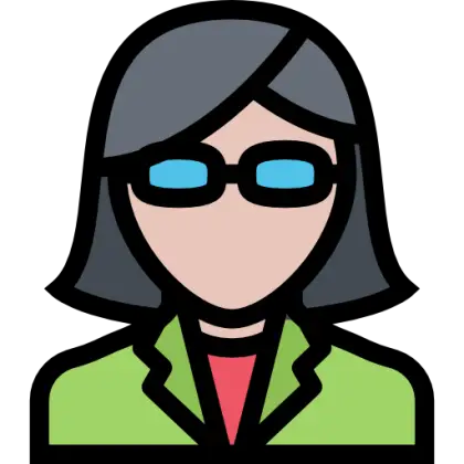 Businesswoman Avatar in Cartoon Style