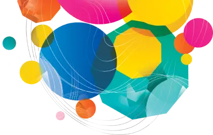 Vibrant Abstract Colorful Shapes