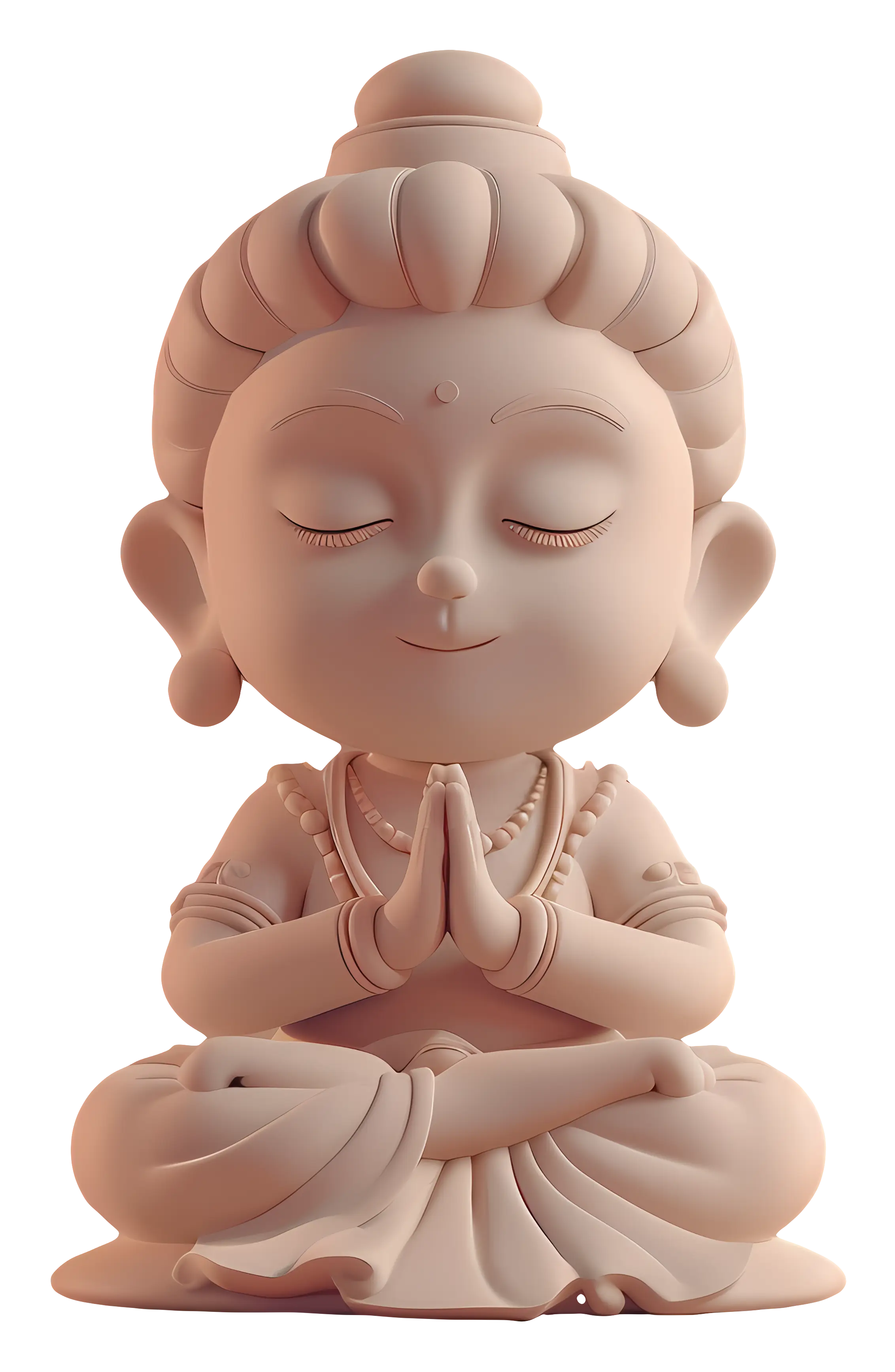 Meditating Baby Buddha Statue in Serenity