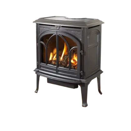 Black Cast Iron Stove for Heating &amp; Home Decor