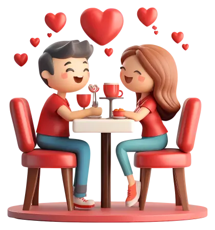 Couple Enjoying a Romantic Dinner