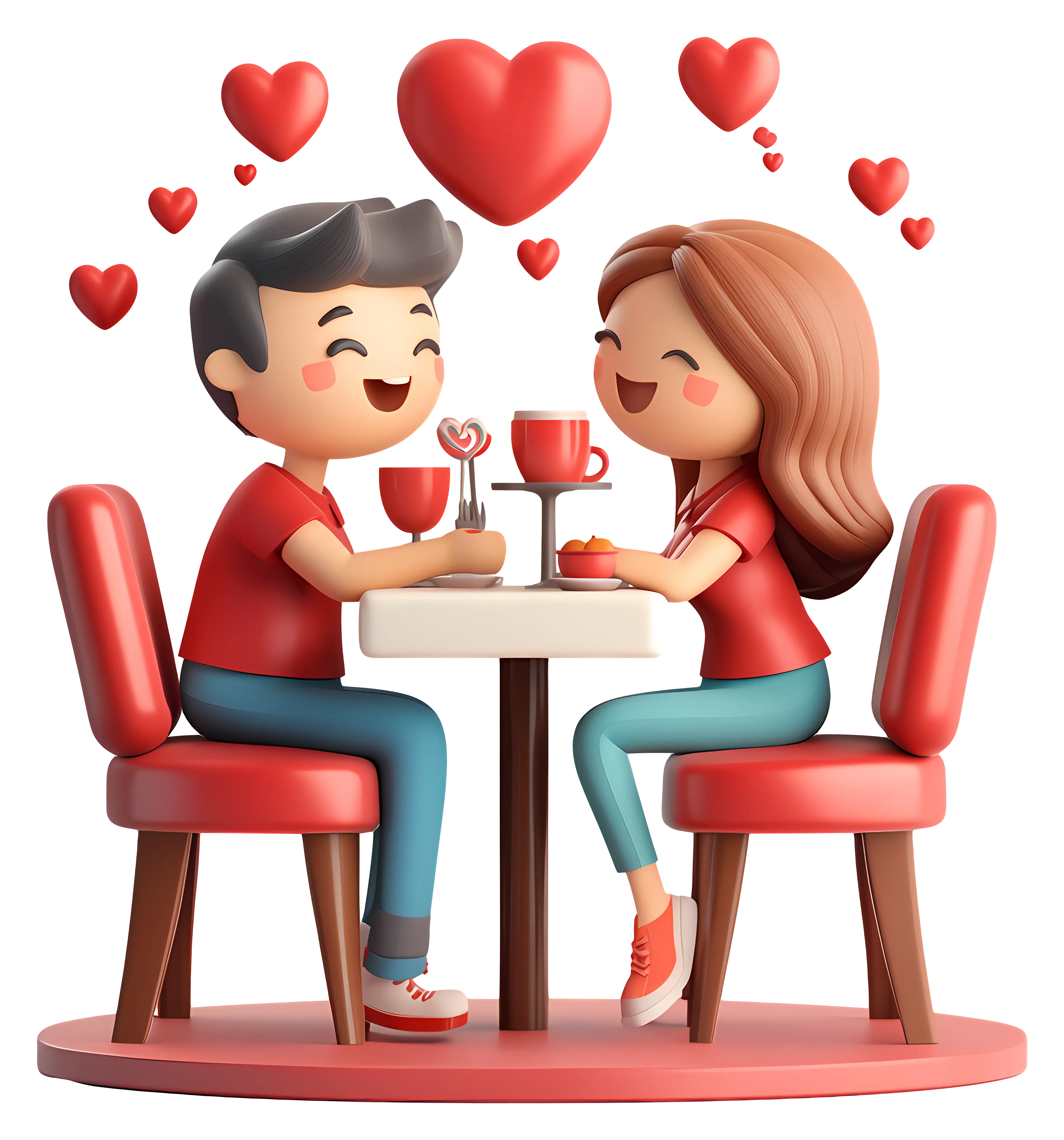 Couple Enjoying a Romantic Dinner