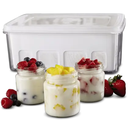 Fruit Yogurt in Jars