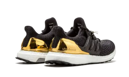 Stylish Black and Gold Sneakers