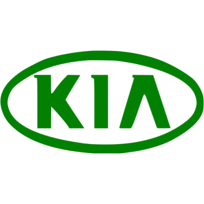 Kia Automotive Logo in Green
