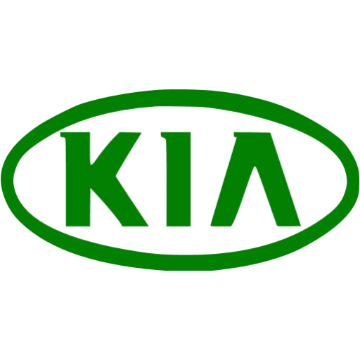 Kia Automotive Logo in Green