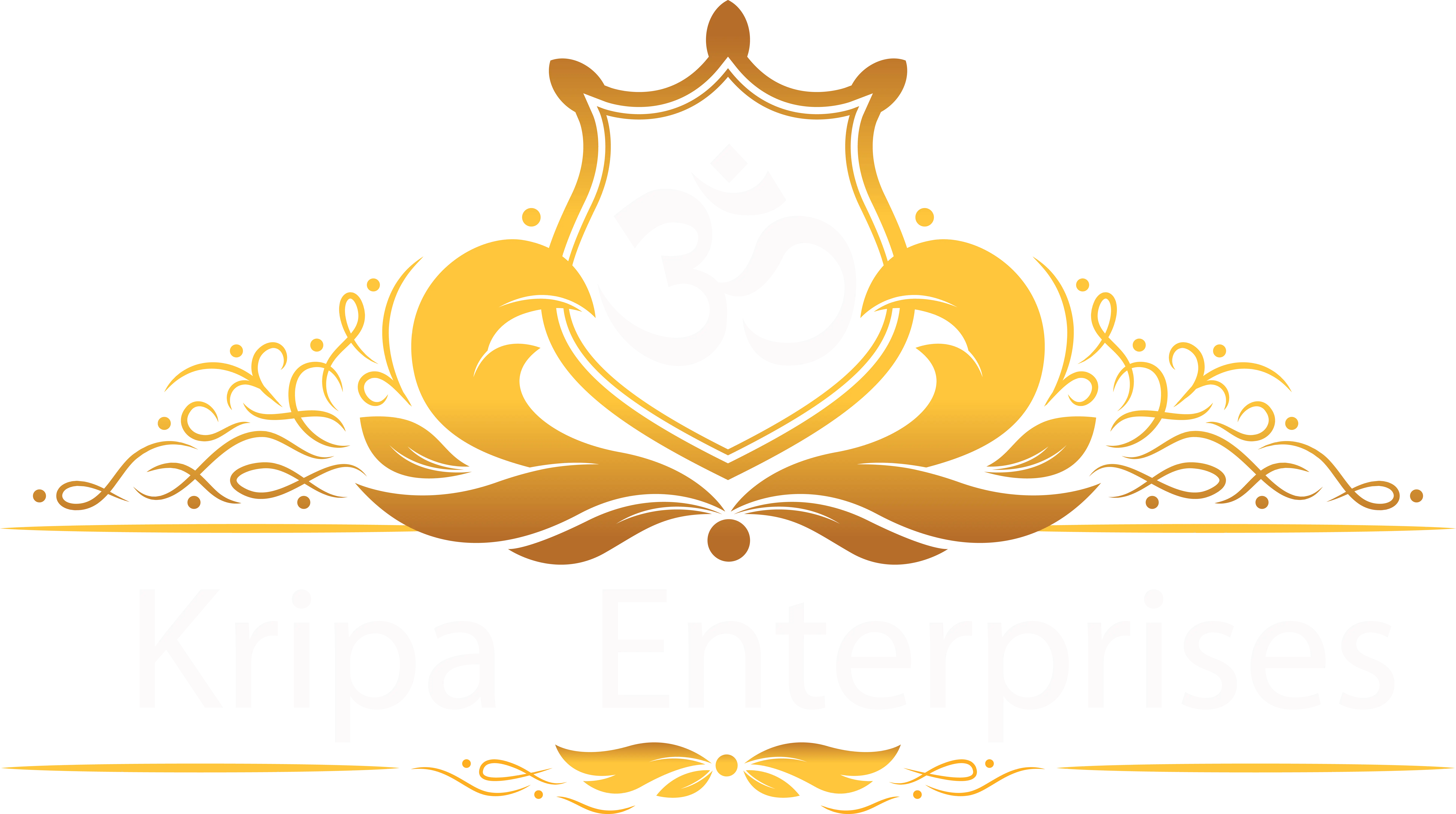 Elegant Golden Ornamental Design