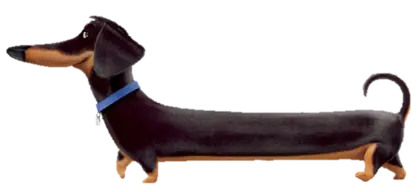 Cartoon Dachshund Dog