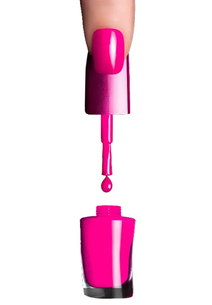 Pink Nail Polish Bottle