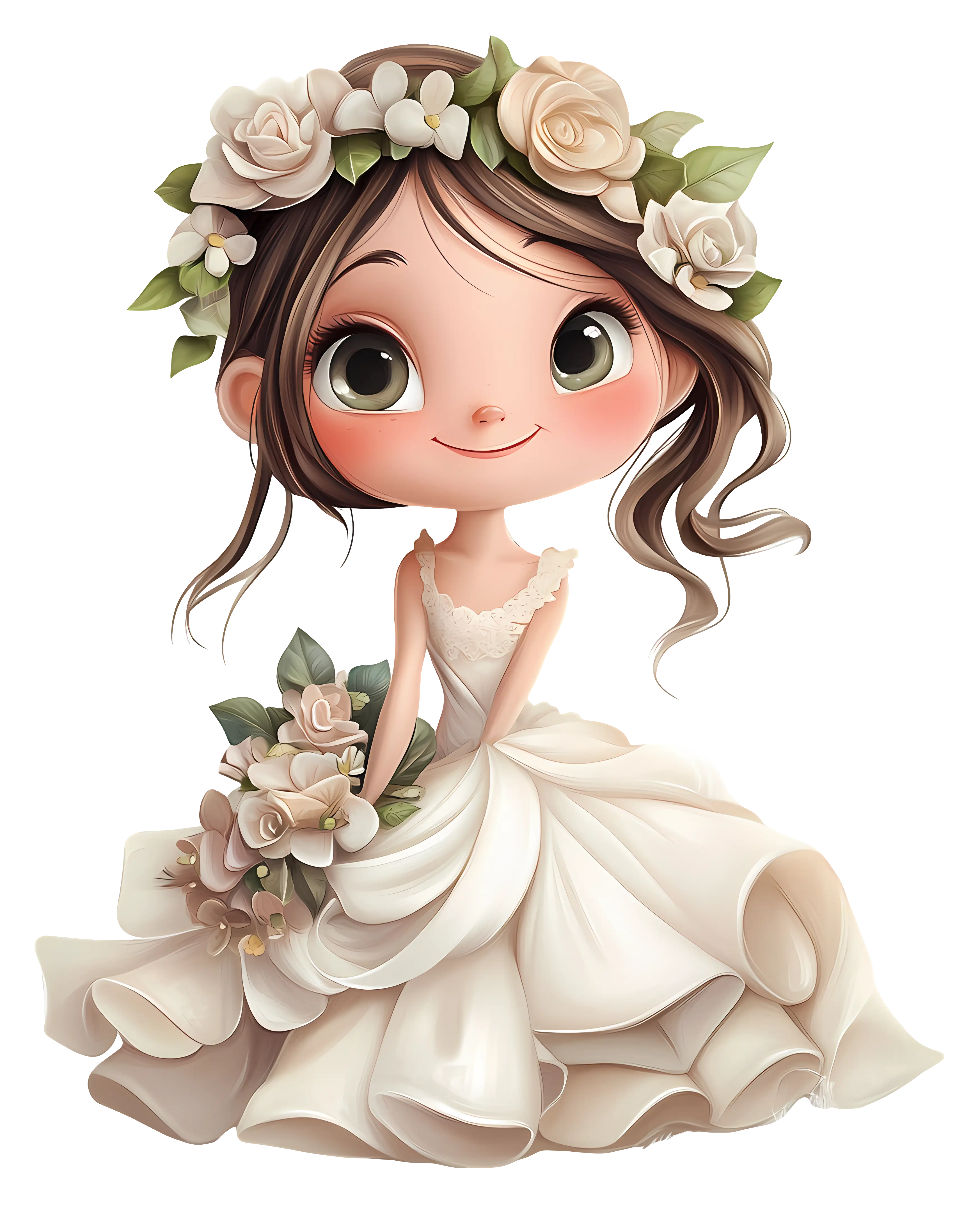 Cute Bride Character