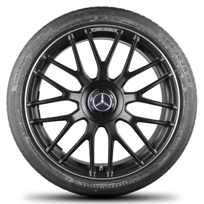 Car Tire with Sleek Rim Design
