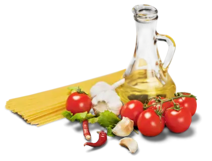 Cooking Ingredients with Vegetables and Pasta