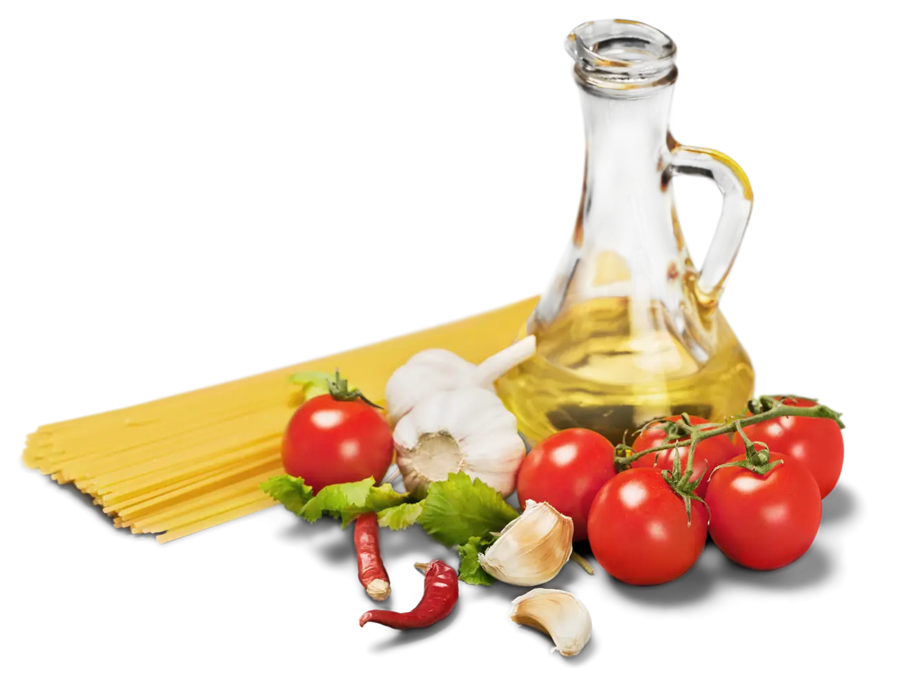 Cooking Ingredients with Vegetables and Pasta