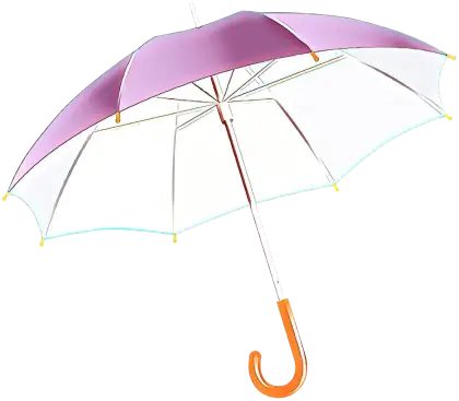 Purple and Pink Dual-Tone Umbrella