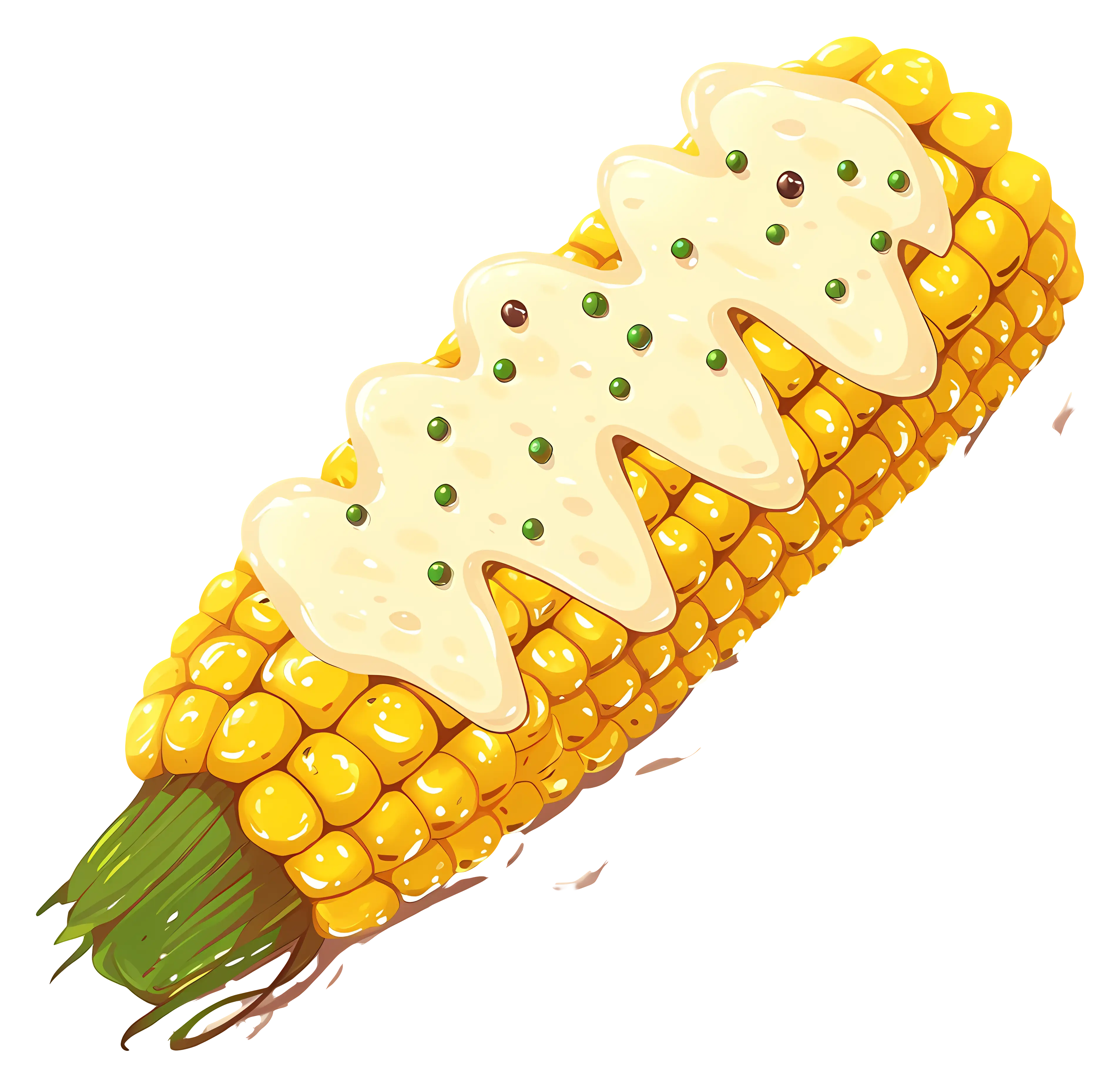 Corn with Creamy Sauce