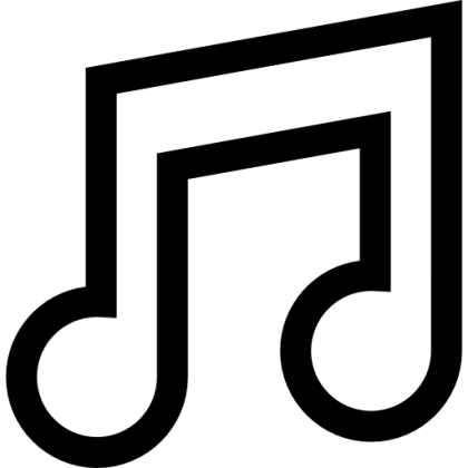 Musical Notes Icon Representation