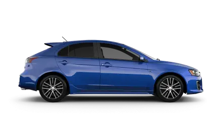 Blue Sedan Car Side View