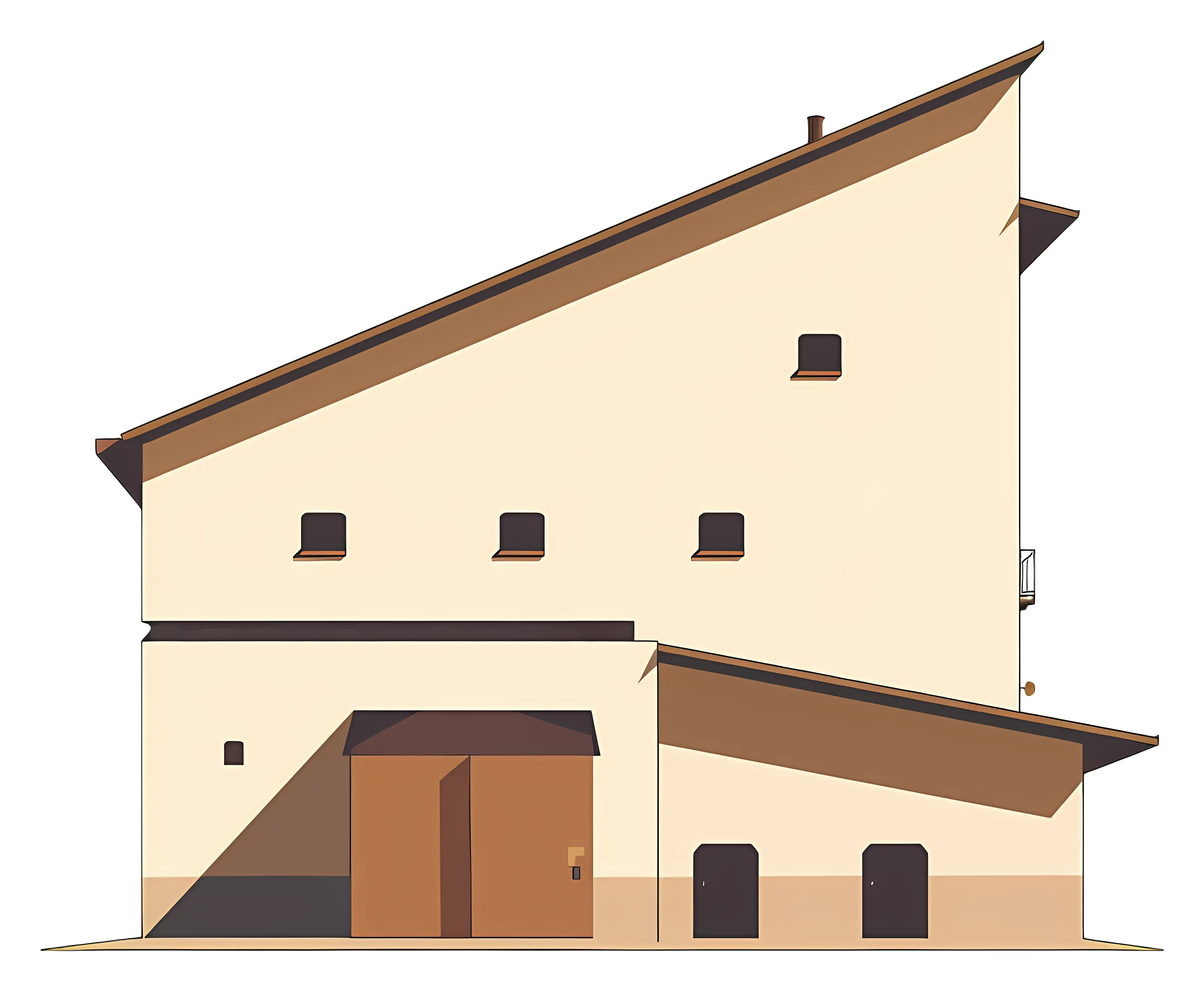 Modern Beige House