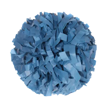 Blue Cheerleading Pom-Pom