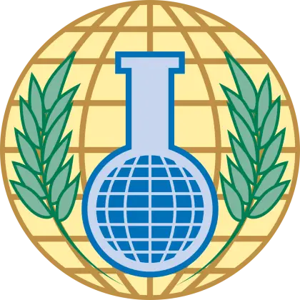 Chemical Globe and Science Logo Icon